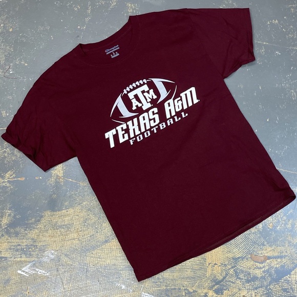 Champion Texas A&M Aggies Football Shirt Large University - Picture 1 of 7
